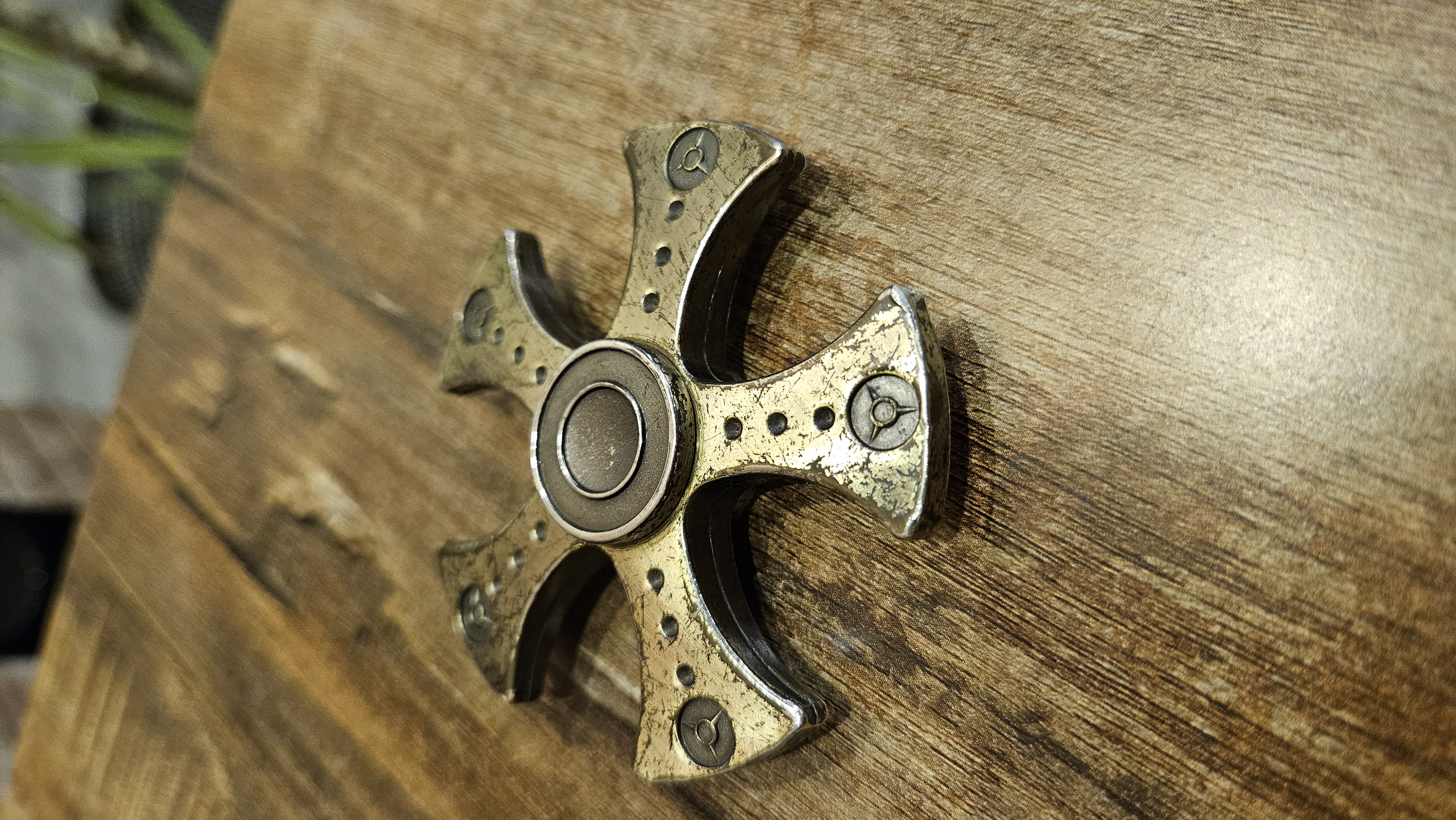 Steampunk Cross Fidget Spinner